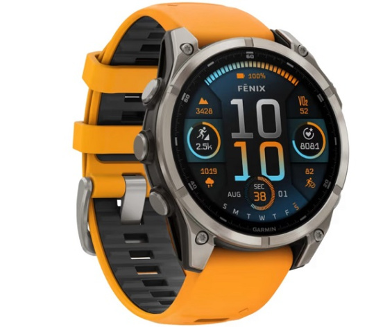Изображение товара Garmin Fenix 8 AMOLED Sapphire умные часы с титановым корпусом и AMOLED дисплеем