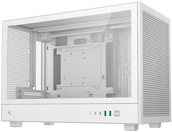Изображение товара Корпус Deepcool CH260 WH для Micro-ATX и Mini-ITX систем закаленное стекло