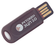 фото Электронный идентификатор  Актив Рутокен ЭЦП 3.0 3100 NFC Slim-A, серт. ФСБ