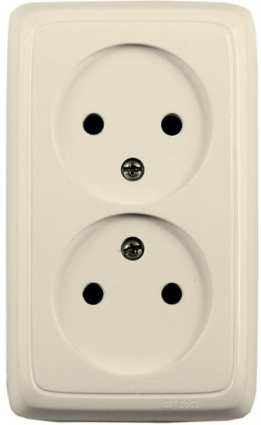 Изображение товара Розетка без заземления HEGEL РА16-144-01 - надежное подключение без заземления