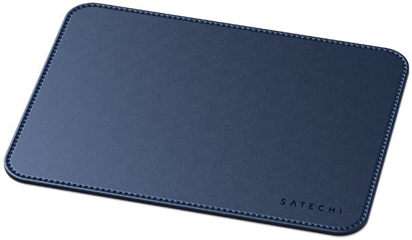 

Коврик для мыши Satechi Eco Leather Deskmate ST-ELMPB синий, эко-кожа 250 x 190 мм, Eco Leather Deskmate