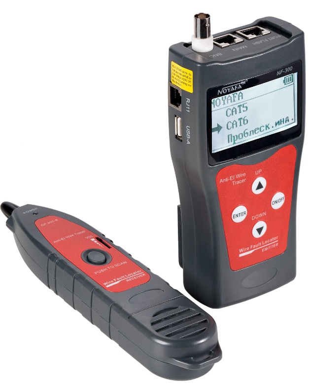 Трассоискатель NOYAFA NF-300 RU (V3) измеритель длины кабеля
