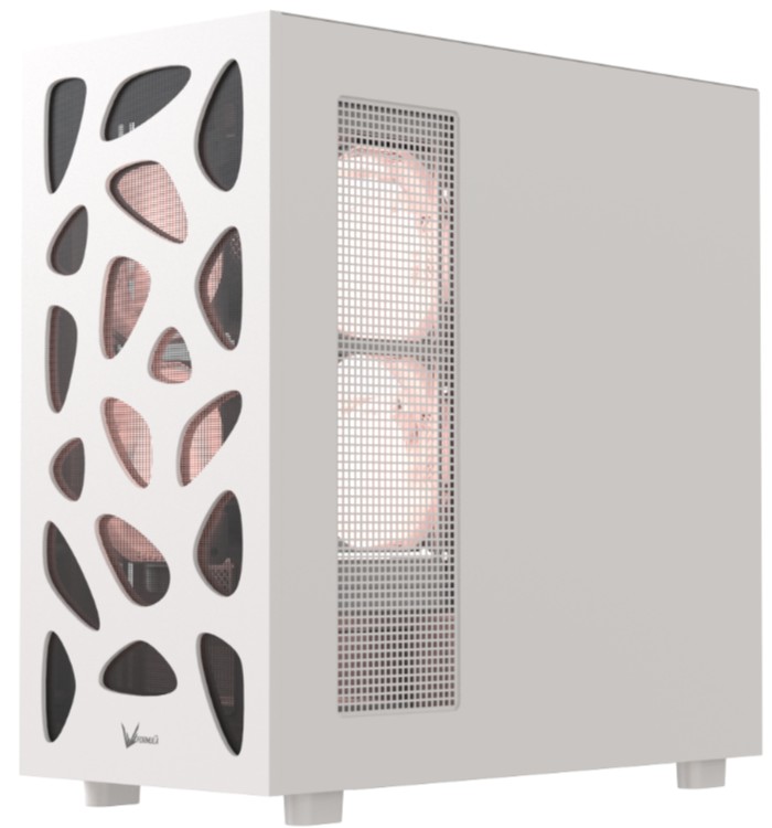 

Корпус ATX Formula V Mana Stone White AR без БП, боковая панель из закалённого стекла, USB 2.0, USB 3.0, USB Type-C, Mana Stone White AR