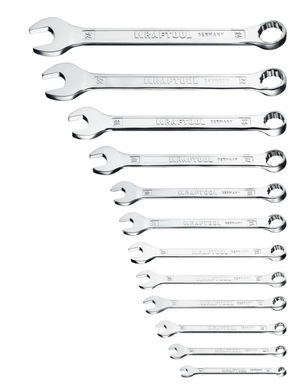 

Набор ключей Kraftool 27079-H12C_z01 комбинированных гаечных 12шт., 6 - 24мм., 27079-H12C_z01