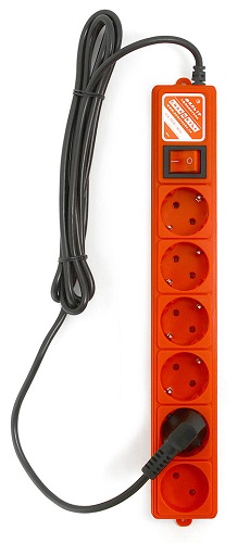 

Сетевой фильтр Power Cube B 3 м, 5+1 розеток, красный SPG(5+1)-B-ко10, B