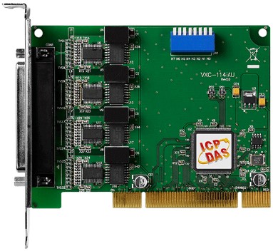 

Плата ICP DAS VXC-114iAU CR Universal PCI, Serial Communication Board with 4 Isolated RS-232 ports (RoHS), VXC-114iAU CR