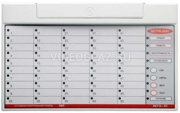 Изображение товара Контрольная панель Сибирский Арсенал ВЕТТА-ОКП для охранных и пожарных систем