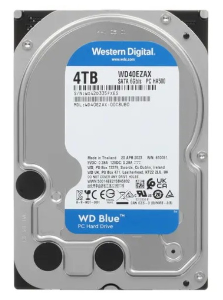 фото Жесткий диск 4TB SATA 6Gb/s Western Digital WD40EZAX в Екатеринбурге