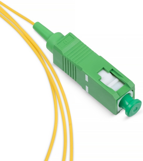 Изображение товара Оптический монтажный шнур Cabeus PT-SC/APC-9-1,5m для волоконных соединений