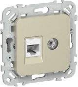 фото Розетка  IEK FI-AK22-1-K37