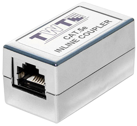 

Соединитель TWT TWT-CP45STP5E для 2-х портов RJ-45, экранированный, категории 5е, TWT-CP45STP5E