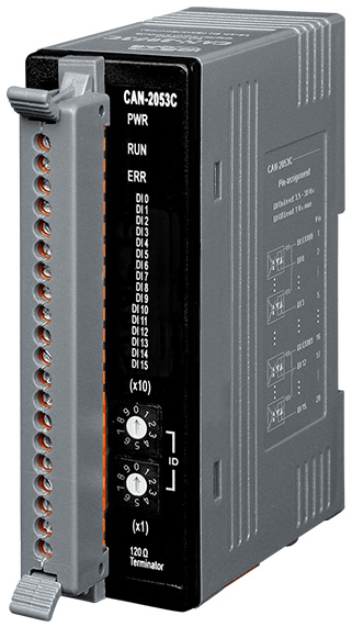 

Модуль ICP DAS CAN-2053C CR CANopen Module of 16-channel Isolated Sink/Source Digital Input, CAN-2053C CR