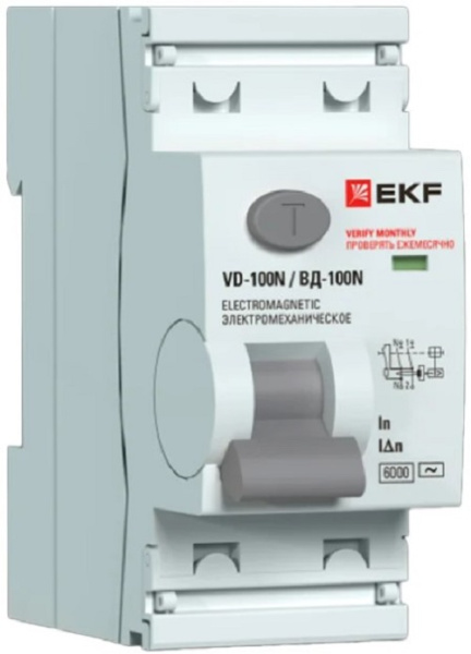 Изображение товара УЗО EKF E1026MA3230 дифференциальное устройство защиты 230 В 32 мА