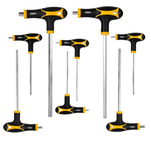 Изображение товара Набор ключей Deli DL233108 универсальный профессиональный 8 шт