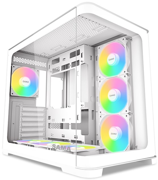

Корпус ATX SAMA V60 белый, без БП, 2*USB 3.0, USB 3.1 Type-C, V60