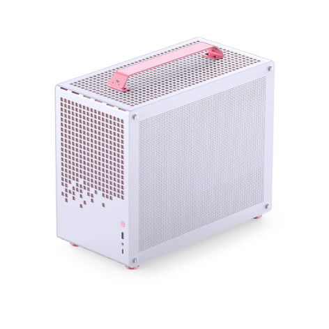 Изображение товара Корпус JONSBO Z20 Pink/White мини-ITX и micro-ATX с закаленным стеклом