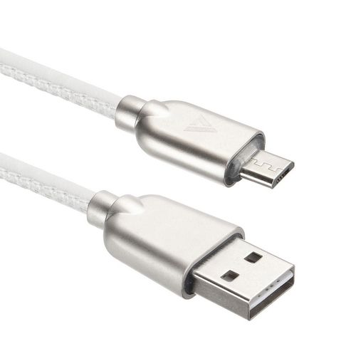 

Кабель интерфейсный ACD ACD-U926-M1W Allure MicroUSB; USB-A Кожа, 1м, белый, ACD-U926-M1W