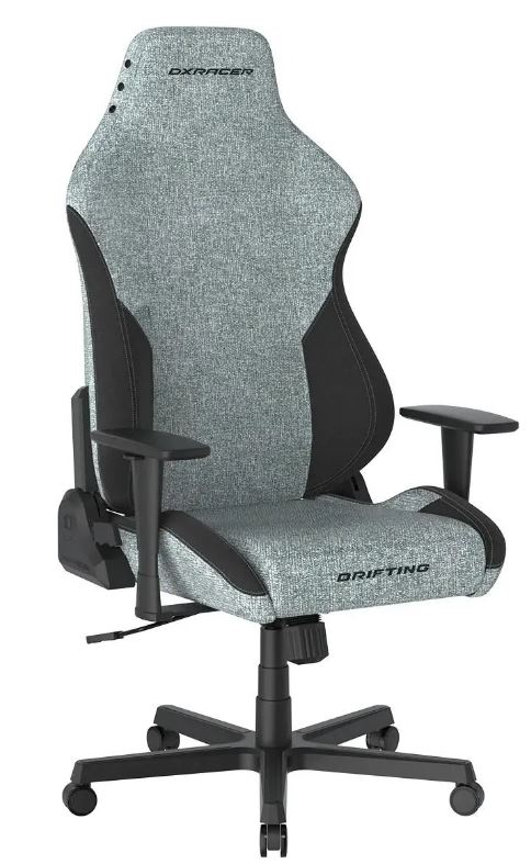 

Кресло игровое DxRacer OH/DL23/CN серо-чёрное (ткань, Топ-Ган, подлокотники 3D), OH/DL23/CN