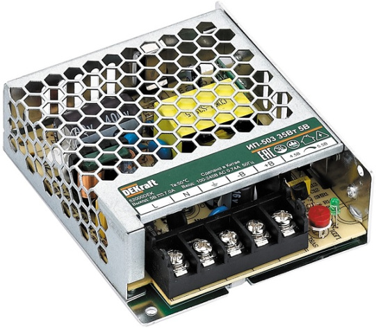 Изображение товара Источник питания DEKraft 52001DEK надежное и стабильное устройство энергии