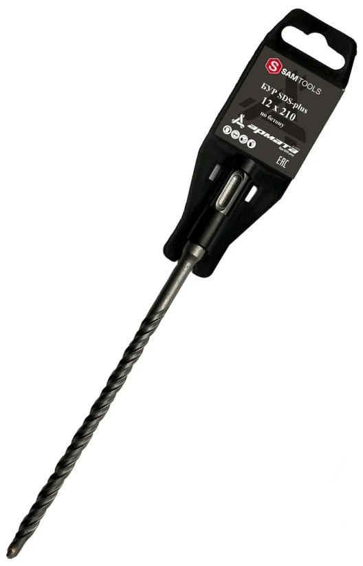 

Бур по бетону ООО САМ SAMC-008112210-10 SDS-plus 12x210 АРМАТА 10 шт, SAMC-008112210-10