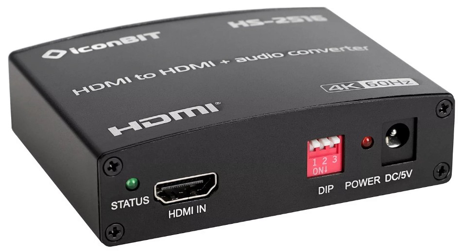

Деэмбеддер IconBit HS-2516 аудио HDMI поддержка 4К60, HS-2516