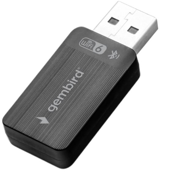 

Адаптер сетевой Gembird WNP-UA-012 WiFi+Bluetooth , 900 Мбит, 2.4/5 ГГц, USB, 802.11b/a/g/n/ac/ax, AIC8800M80, WNP-UA-012