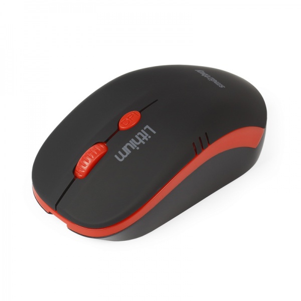 

Мышь Wireless SmartBuy ONE 344CAG с зарядкой от USB, черно-красная, ONE 344CAG
