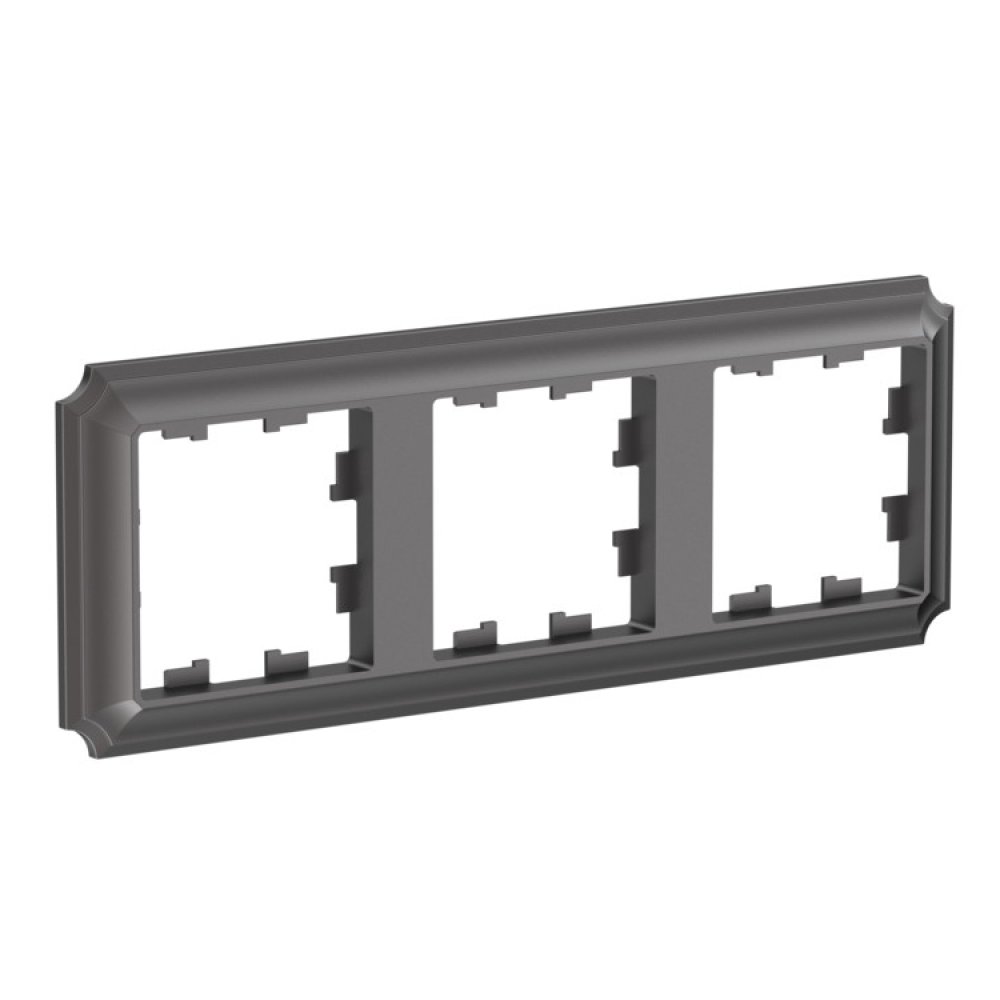 

Рамка тройная Systeme Electric ATN100603 AtlasDesign ANTIQUE универсальная, Мокко, ATN100603