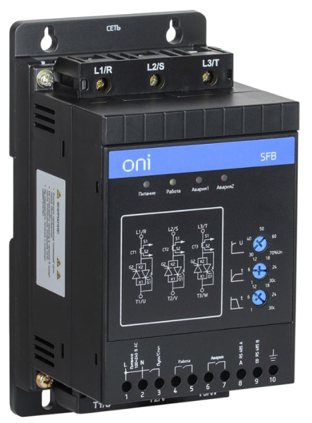 Изображение товара ONI SFB-33-D37-A-10 устройство плавного пуска 3хф 380В 3 7 кВт