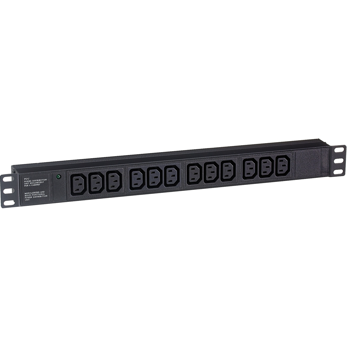

Блок розеток 19", 12 розеток Exegate ServerPro PDU-19H007 Al-12C13-C20 EX280865RUS (19", 1U, Алюминий, 12 IEC 320 C13, С20, черный, RTL), ServerPro PDU-19H007 Al-12C13-C20
