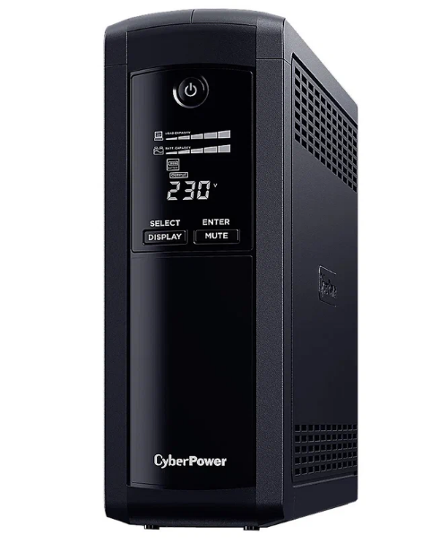 

Источник бесперебойного питания CyberPower VP1600EILCD line-Interactive 1600VA/960W USB/RS-232/RJ11/45 (4+4 IEC С13), VP1600EILCD
