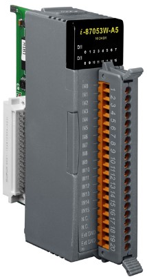 

Модуль ICP DAS I-87053W-A5-G 16-channel Isolated digital input Gray color, I-87053W-A5-G