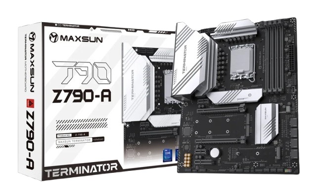 

Материнская плата ATX MAXSUN MS-Terminator Z790-A (LGA1700, Z790, 4*DDR5, 4*SATA, 4*M.2, PCIe, USB Type-C, 4*USB 2.0, 4*USB 3.2, HDMI), MS-Terminator Z790-A