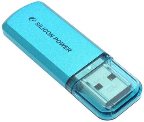 

Накопитель USB 2.0 8GB Silicon Power Helios 101 SP008GBUF2101V1B синий, Helios 101
