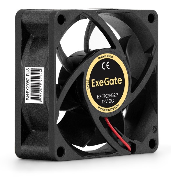 Вентилятор для корпуса Exegate EX07025B2P EX299871RUS 70mm, 4000rpm, 40dBa