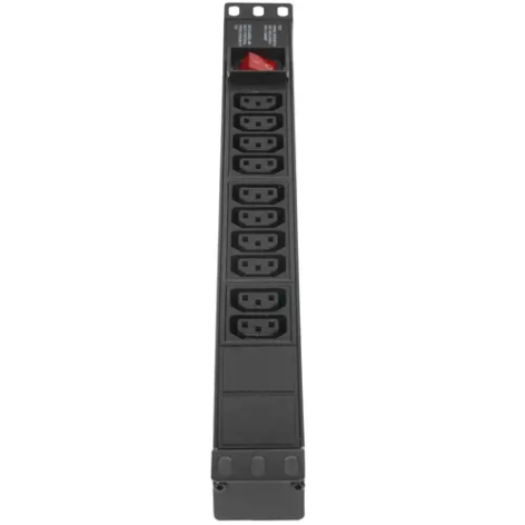 фото Блок розеток 19", 10 розеток Exegate ServerPro PDU-19H001 Al-10C13-C14-SW в Красноярске