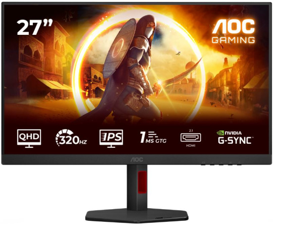 Изображение товара Игровой монитор AOC Q27G4SRU 27 QHD 300 Гц IPS матовый