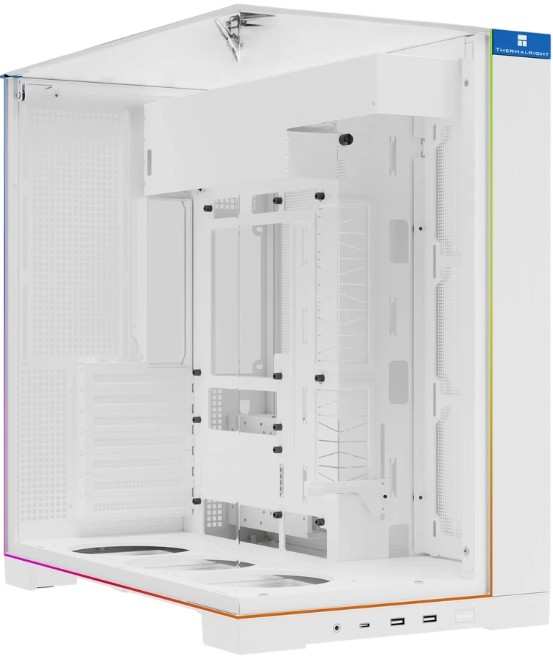 

Корпус ATX Thermalright TR-A70 ARGB без БП, белый, боковая панель из закалённого стекла, 2*USB 3.1, USB Type-C, TR-A70 ARGB