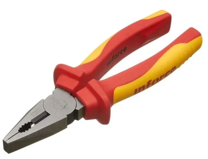 

Пассатижи Inforce 06-18-18 диэлектрические 160 мм 1000В, 06-18-18