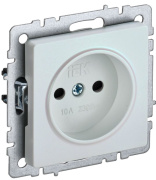 фото Розетка без заземления  IEK BR-R13-10-K36