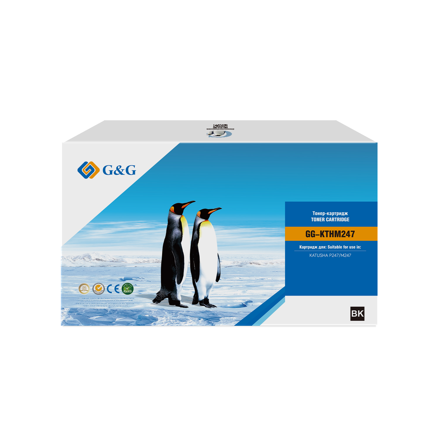 

Картридж G&G GG-KTHM247 черный (13000стр.) для Катюша P247/M247, GG-KTHM247