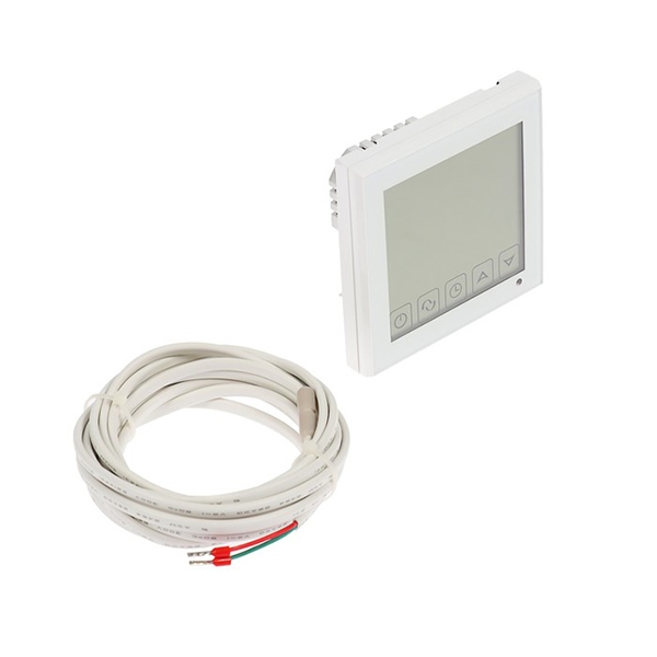 

Терморегулятор Rexant R200W 51-0573 сенсорный с автоматическим программированием, белый, R200W