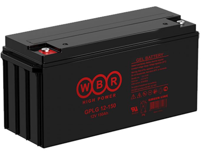 

Аккумулятор WBR GPLG12-150 тяговый, 150Ач, 12В, GPLG12-150