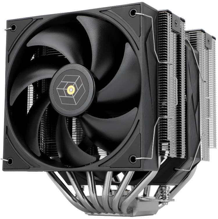 

Кулер Thermalright Royal Knight 120 RK120 LGA1200/1700/1851/2011/2066/115X/AM4/AM5 (2*120mm, 1900-2150rpm, 80.45CFM, 29.4dBa, 4-pin PWM), Royal Knight 120