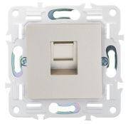фото Розетка компьютерная IEK SK-K10-1-K37