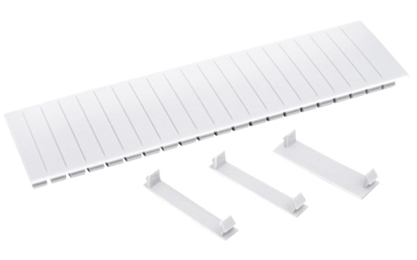 Изображение товара Заглушка IEK YZM10-12-K01 для распределительных щитов белый пластиковый