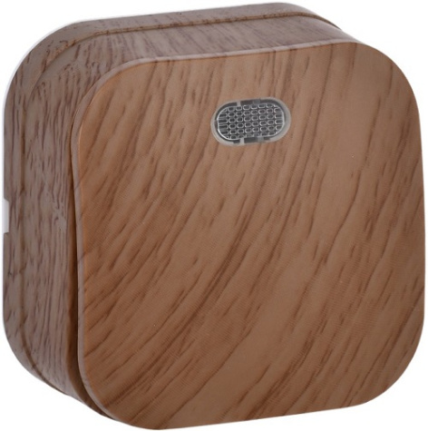 Изображение товара Выключатель одноклавишный с подсветкой IEK EVH11-K24-10 для деревянных домов и недвижимости