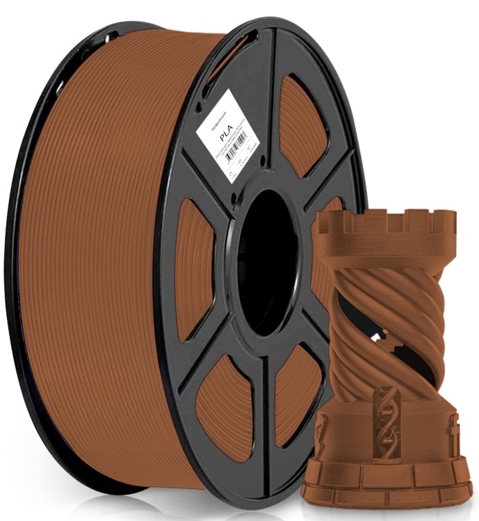 

Пластик для принтера 3D PLA Cactus CS-3D-PLA-1KG-COFFEE d1.75мм 1кг L326м 1цв., CS-3D-PLA-1KG-COFFEE