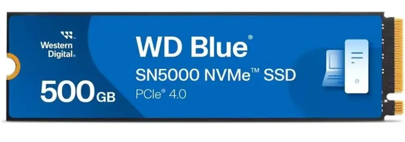 

Накопитель SSD Western Digital Blue SSD SN5000 M2.2280 PCIe 4.0 4Tb, 5500MBs/5000MBs, TBW 1200, Blue SN5000