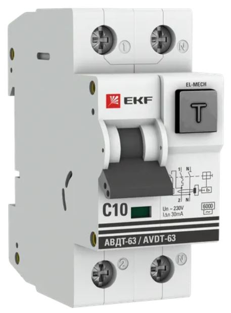 Автомат EKF DA63-10-30-AC